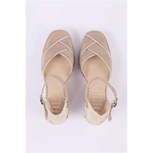 Espadrille à talon compensé fermé - Product Image 4