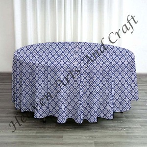 Customized Christmas <b>Table</b> Cover Wholesale Hand Block Printed Tablecloths Textile Cotton <b>Table</b> Cover <b>Cloth</b> - Product Image 3