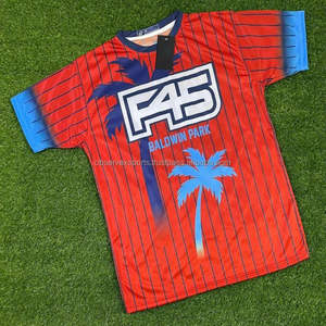 Prix de gros Maillots de softball pour hommes 100% polyester Impression par sublimation personnalisée Respirant Séchage rapide Antibactérien Personnalisé - Product Image 6