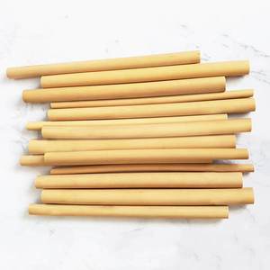 High Quality Custom Logo Natural Bamboo Drinking Straws Eco-Friendly Disposable Straws from Vietnam with Exclusive Packaging - Product Image 1