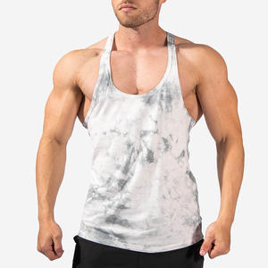 Débardeur de sport en coton respirant de haute qualité pour hommes, logo personnalisé, musculation, entraînement, performance, débardeur de sport pour hommes - Product Image 2