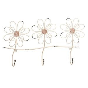 Flower Design Metal <b>Wall</b> <b>Hook</b> Gold Finished <b>for</b> Home Kitchen & Living Room <b>Coat</b> & Key Bag <b>Wall</b> Hangers Handmade - Product Image 3