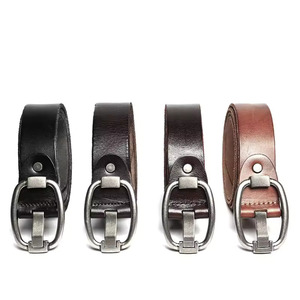 Cinturón de cuero genuino Vintage de lujo para hombre, aleación para hebilla, nuevo estilo Europeo Americano, talla única, venta al por mayor, marca - Product Image 6