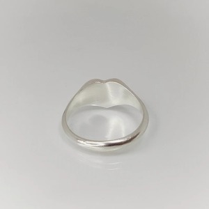 Top qualité en argent Sterling 925 coeur 9mm chevalière pour femmes hommes gravure bijoux à bricoler soi-même faisant Base de bijoux personnalisable - Product Image 2