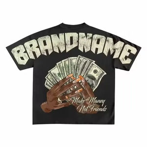 Impression à la demande, impression graphique sur coton lourd, 240 g/m², t-shirt oversize tendance, coupe ample, impression DTG pour hommes - Product Image 2