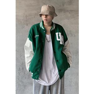 Chaqueta de béisbol de manga de cuero para hombre, cazadora de piloto de vuelo universitario, nueva llegada - Product Image 4