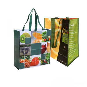 Bolsas tejidas de PP reutilizables hechas en Vietnam con impresión de huecograbado personalizada Característica a prueba de humedad laminada BOPP - Product Image 5