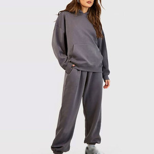 Ensemble de survêtement de jogging pour femmes, vêtements de sport personnalisés, deux pièces pour le fitness et les vêtements décontractés - Product Image 4