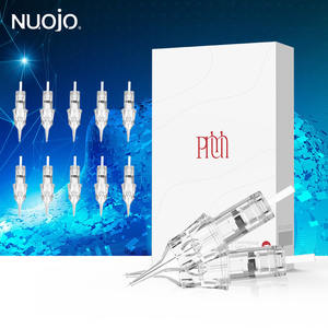 Cartouche d'aiguilles jetables en acier inoxydable de haute qualité Nuojo OEM pour maquillage permanent des yeux, sourcils et cuir chevelu (PMU/SMP) 10 - Product Image 1