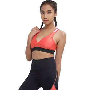 Sujetador Deportivo Acolchado Sin Costuras de Alta Calidad para Mujer Ronpex International, Tirantes Ajustables, Soporte Medio, Material de Spandex/Nylon - Product Image 1