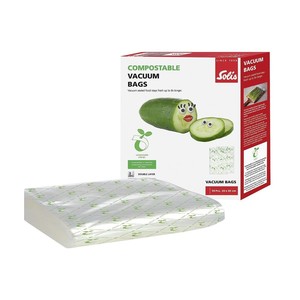 SOLIS SOI Eco 50 Bt. <b>Vacuum</b> Sealer <b>Bags</b> for Efficient Food Storage and Preservation - Product Image 1