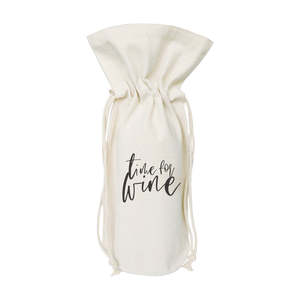 Sac cadeau en toile de coton pour vins - Idéal pour les amateurs de vin - Product Image 1