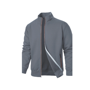 Chaqueta elegante ligera para hombre, diseño Jacquard para servicio OEM de primavera y otoño disponible - Product Image 5