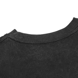 Camiseta Oem Puff Print 100% algodón Stone Acid Wash Heavyweight camiseta personalizada Dtg impresión bordado Vintage lavado camiseta - Product Image 4