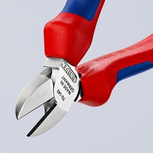 For 140mm Metric <b>Side</b> <b>Cutters</b> Chrome Vanadium Steel Chrome-Plated Head Soft Grip Plastic Handles Industrial Grade Cutting - Product Image 3