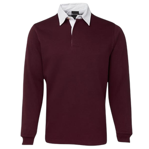 高品質メンズ100% ポリエステルラグビーシャツ長袖クラシックデザイン耐久性快適カジュアルスポーツウェア通気性 - Product Image 5