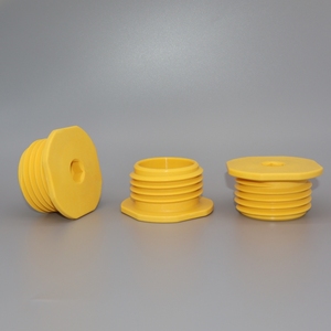 Nam ren Nylon tuyến cáp vít cuối Bìa Nhựa Màu Vàng Vít ren ống cắm - Product Image 2