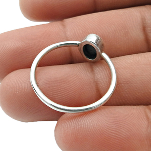 Hot Selling Good Quality 925 Sterling Silver Natural <b>Turquoise</b> Gemstone Oval Shape Daily Wear Elegant <b>Ring</b> for Woman Girls India - Product Image 5