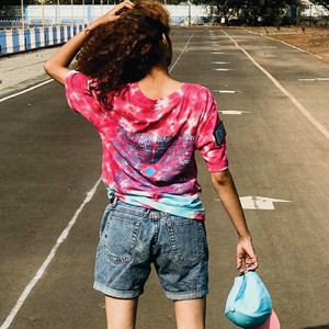 เสื้อยืดสำหรับผู้ชายเสื้อยืดโอเวอร์ไซส์ผ้าฝ้ายออกแบบได้ตามที่ต้องการ - Product Image 4