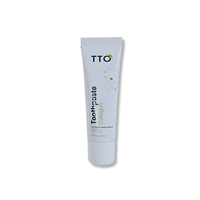 TTO 75ml Dentifrice au Collagène, Huile d'Arbre à Thé et Vitamine C – Hydratation Profonde, Thérapie Réparatrice Anti-Âge, Portable pour la Maison