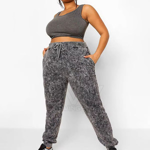Venta al por mayor de ropa de moda para mujer, pantalones lavados con ácido, ropa de calle de alta calidad, pantalones lavados con ácido para mujer - Product Image 5