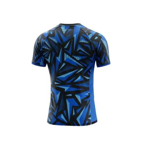 ผู้ผลิตเสื้อรักบี้แบบซับลิเมชั่น 240 กรัม สำหรับชุดกีฬาแบบสั่งทำระดับมืออาชีพ พร้อมดีไซน์คอเสื้อใหม่ ผลิตจากผ้าสแปนเด็กซ์และโพลีเอสเตอร์ - Product Image 4