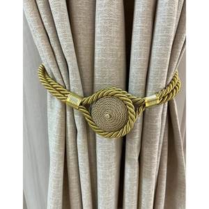 Modern Design Metal <b>Curtain</b> Tieback Holder <b>Grey</b> Color for Home Indoor Decorative Designer <b>Curtain</b> <b>Tie</b> <b>Back</b> Loops - Product Image 2