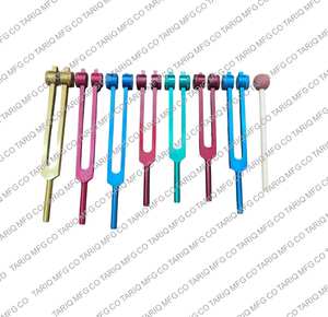 Juego de diapasones de 7 piezas de alta calidad y alta precisión con bolsa para afinación del cuerpo y trabajo de Enfoque Energético fabricado por TARIQ MFG CO - Product Image 2