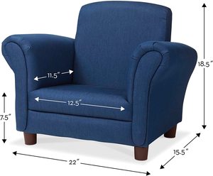 Sillón nórdico para niños, sillón suave para sala de estar - Product Image 3