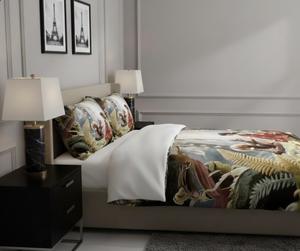 ปลอกหมอนลายการ์ตูนไดโนเสาร์ 3 มิติ ผ้าฝ้ายเนื้อแน่น ขนาดคิงไซส์ ชุด 2 ชิ้น พับได้ 600 เส้นด้าย สไตล์ยุโรป-อเมริกัน เนื้อนุ่ม สำหรับตกแต่ง - Product Image 2