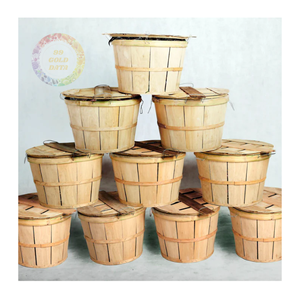 Customizable <b>Wooden</b> Crab Bushel <b>Baskets</b> for Stylish Storage and Display - Bulk Order Discounts Available - Product Image 1