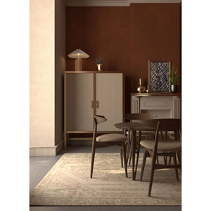 Alfombras Konstrukt Ivory Tejidas a Mano de Lana, Bambú y Seda, 10 mm de Grosor, Viscosa Abstracta para Hogar y Auto, Modelo Rectangular HWB-1001 - Product Image 5