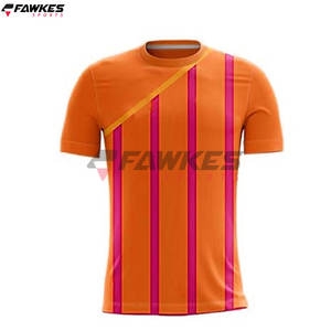 ออกแบบใหม่เสื้อฟุตบอลชายโลโก้ที่กําหนดเองการพิมพ์เสื้อฟุตบอลชายผ้าฝ้ายระเหิดเสื้อฟุตบอล - Product Image 3