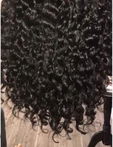 Extensions de cheveux humains bouclés crépus, extensions de cheveux indiens bruts non traités, mèches de cheveux vierges bouclés en provenance d'Inde à prix d'usine - Product Image 3