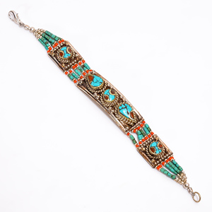 Bracelet tibétain unique de style vintage pour femmes - Product Image 3