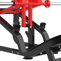 Machine à Squat Professionnelle pour Entraînement des Muscles du Bas du Corps, des Quadriceps, des Fessiers et des Ischio-jambiers - Équipement de Musculation RS-1035