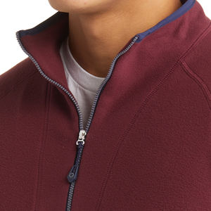 High Quality Custom Wholesale Pullover <b>Quarter</b> <b>Zip</b> Fleece Pullover <b>Men's</b> <b>Sweaters</b> Best Selling Breathable Fleece Pullover - Product Image 5