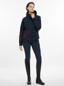 Veste d'équitation pour femmes en gros tissu imperméable avancé façonnant la coupe ajustée style élégant vêtements d'aventure en plein air équestre - Product Image 2
