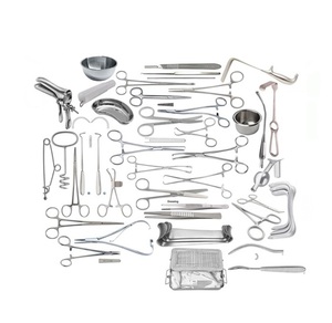 Juego de Instrumentos de Ginecología de Acero Inoxidable, Calidad Alemana, Manual, 141 Piezas - Product Image 1