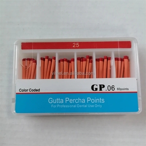 OEM <span class=keywords><strong>Factory</strong></span> Supply Dental Root Canal trattamento endodontico punti guttaperca conicità 04/ 60 punti 7 dimensioni materiale di riempimento dentale - Product Image 6