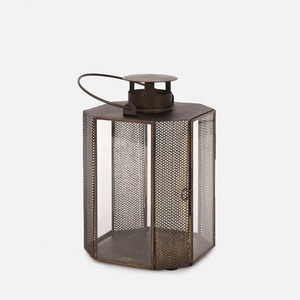 High Quality <b>Silver</b> Metal Candle Stand Handmade Top Selling <b>Lantern</b> New Style Luxury Candle Holder for Christmas - Product Image 2