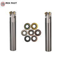 Porte-fraise à queue EMRW6R 2T 3T pour usinage CNC, queue de fraisage anti-vibration, insert RPMT1204, acier 42CrMo