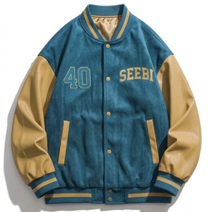 Veste universitaire unisexe personnalisée de haute qualité pour les équipes de baseball, avec marquage personnalisé - Product Image 2