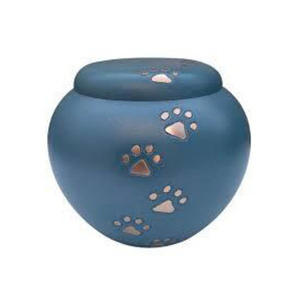 โกศใส่ศพทำจากทองเหลืองสำหรับใส่เถ้ากระดูกสุนัขและแมวทำด้วยมือ - Product Image 2