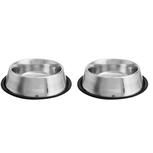 ชามสเตนเลสสำหรับสัตว์เลี้ยงรูปทรงกลมทำด้วยมือเป็นมิตรกับสุนัขส่งออกจากผู้ผลิตอินเดีย - Product Image 4