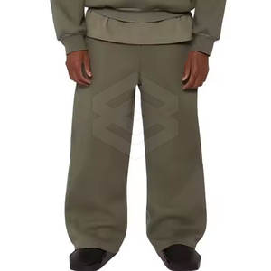 Nouveautés en gros ensemble de survêtement de gymnastique pour hommes pantalon élastique avec pantalon évasé pour le jogging d'hiver ensemble deux pièces en vente - Product Image 4