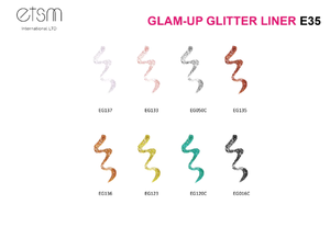 Marcas de alta calidad Glam UP Glitter Liner seguro y suave para ojos sensibles - Product Image 6