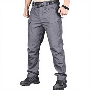 กางเกงคาร์โก้คอร์ดูรอยทรงหลวมแบบยูนิเซ็กส์ รุ่น Tactical พร้อมกระเป๋าข้าง ระบายอากาศได้ดี เหมาะสำหรับฤดูหนาว มีเชือกผูกเอว น้ำหนักปานกลาง รับผลิตแบบ OEM - Product Image 1