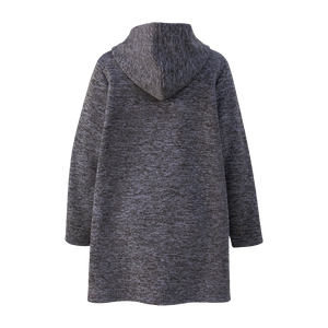 Sudadera con Capucha Larga de Invierno para Mujer, Informal, Holgada, con Bolsillos, Antibolitas, Transpirable, 100% Algodón, Personalizable - Product Image 3