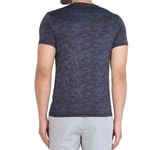 Venta al por mayor tasa de medias mangas camisetas de los hombres Sisa algodón liso personalizado media manga Fitness camisetas para hombres 2025 - Product Image 2